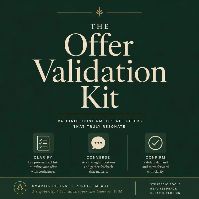 The Offer Validation Kit