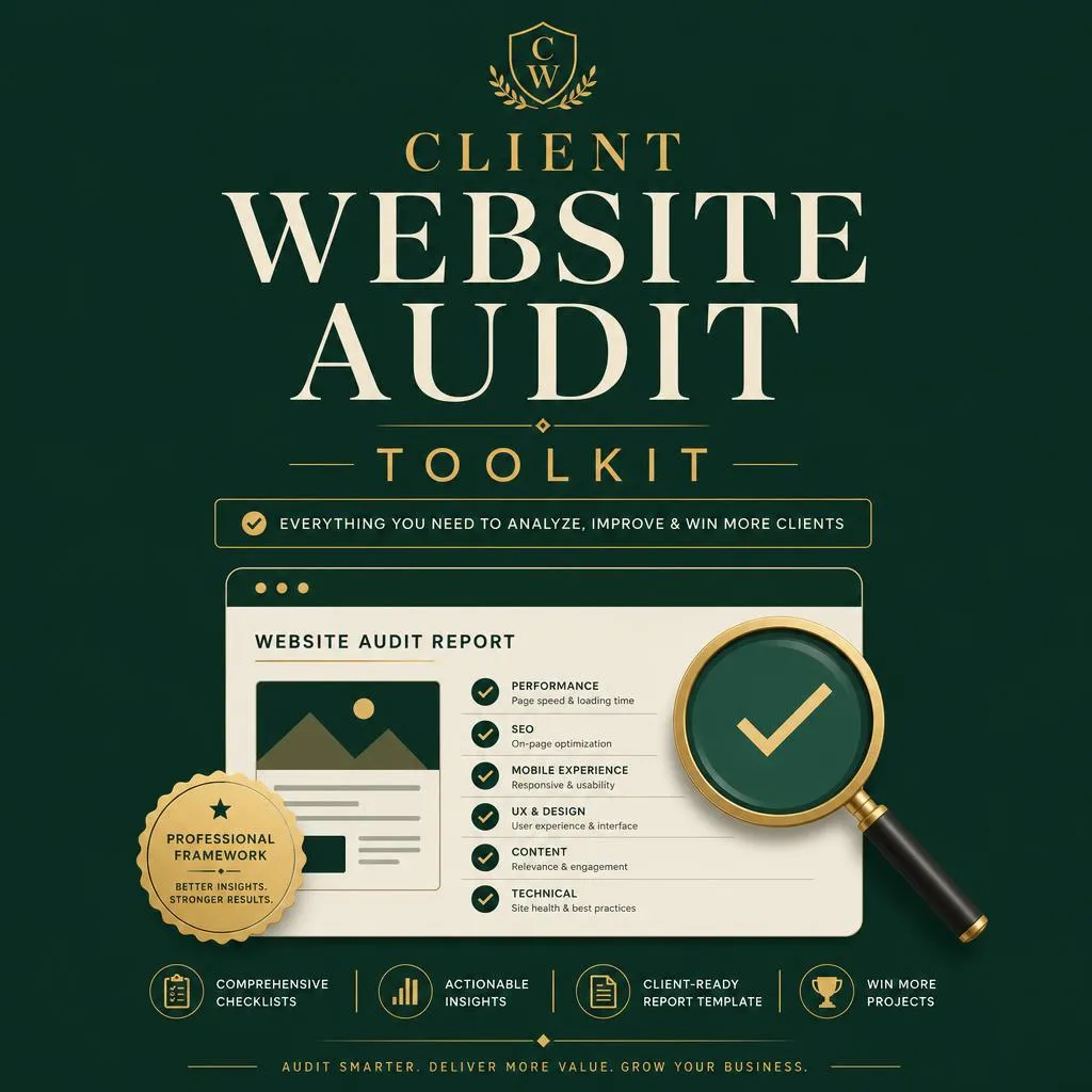 The Client Website Audit Toolkit cover